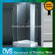 aluminum frame round shower enclosure